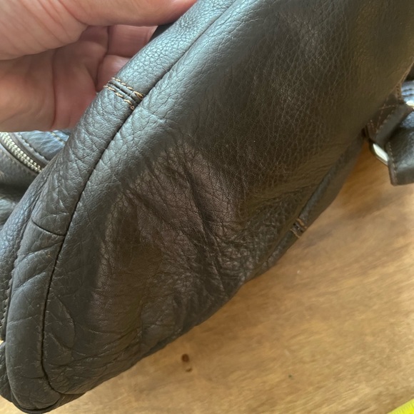 Gently used Danier leather smaller backpack - Picture 4 of 8